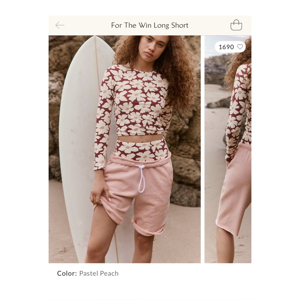 Free People Blush Embroidered Joggers